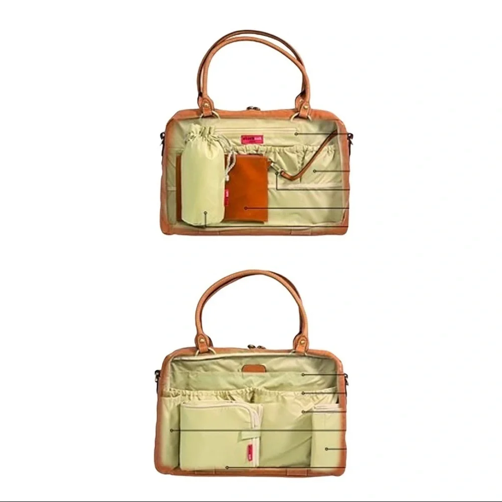 ❤️STORKSAK ELIZABETH QUILTED DIAPER BAG‎